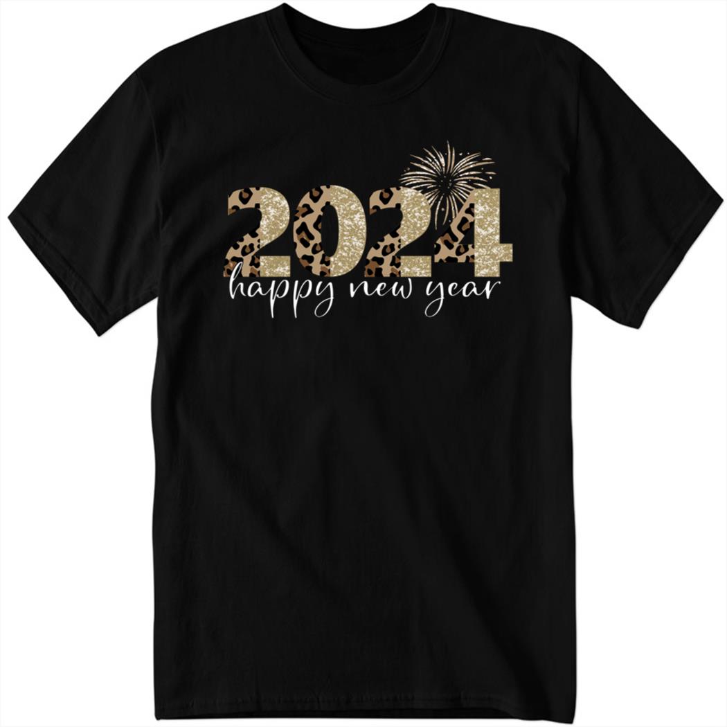 2024 Happy New Year Print Shirt