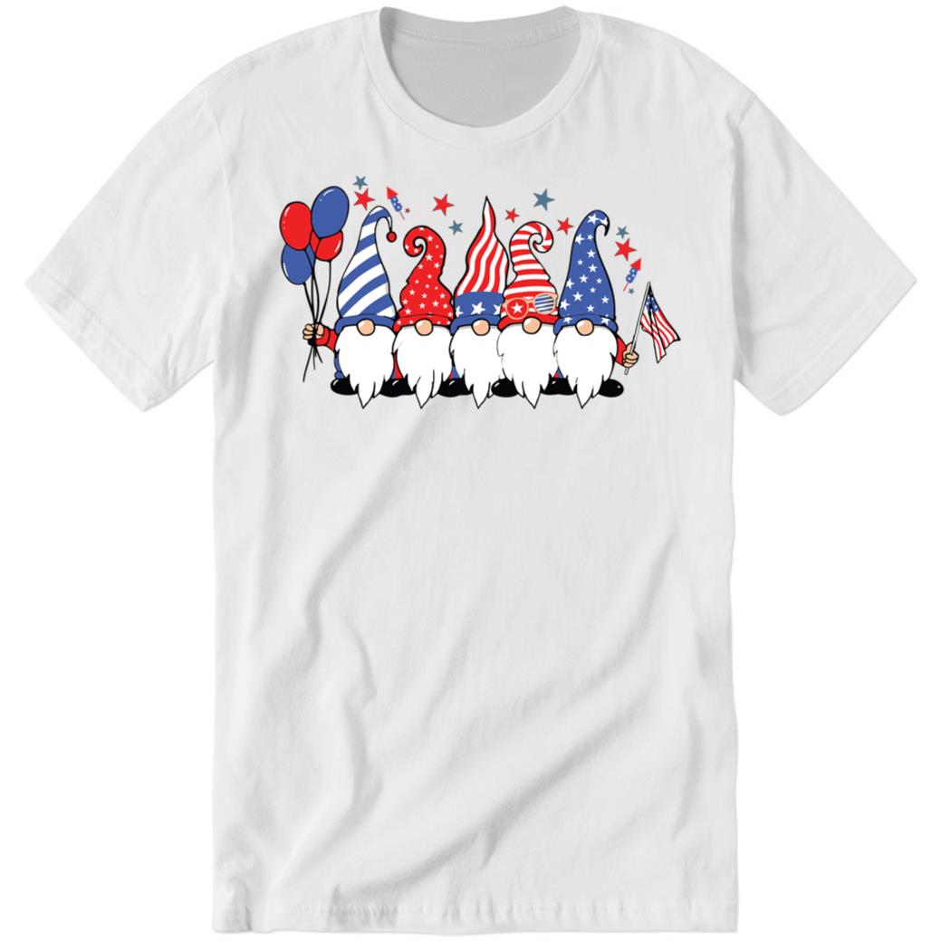 4th of July Gnome, Independence Day 2023 Premium SS Shirt