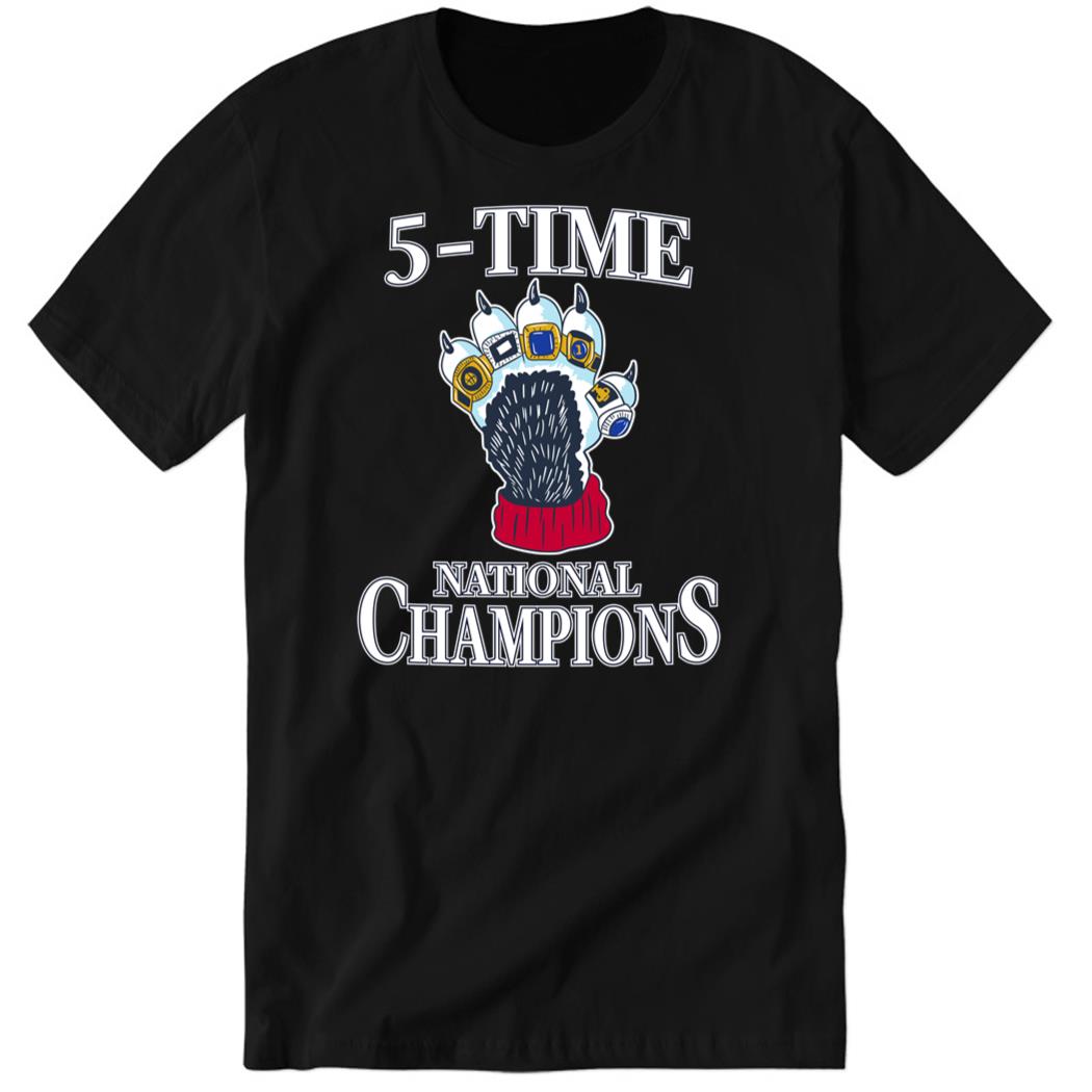 5 Time Champions Barstool Premium SS Shirt