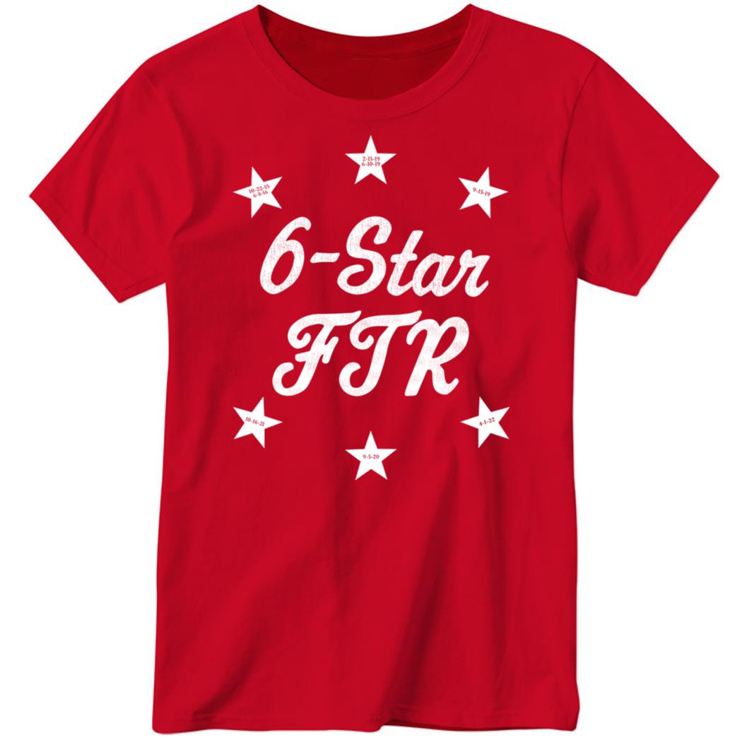 6-Star FTR Ladies Boyfriend Shirt