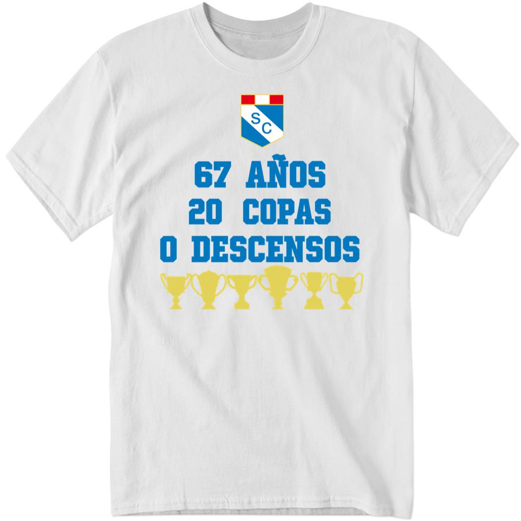 67 Anos 20 Copas 0 Descensos Shirt