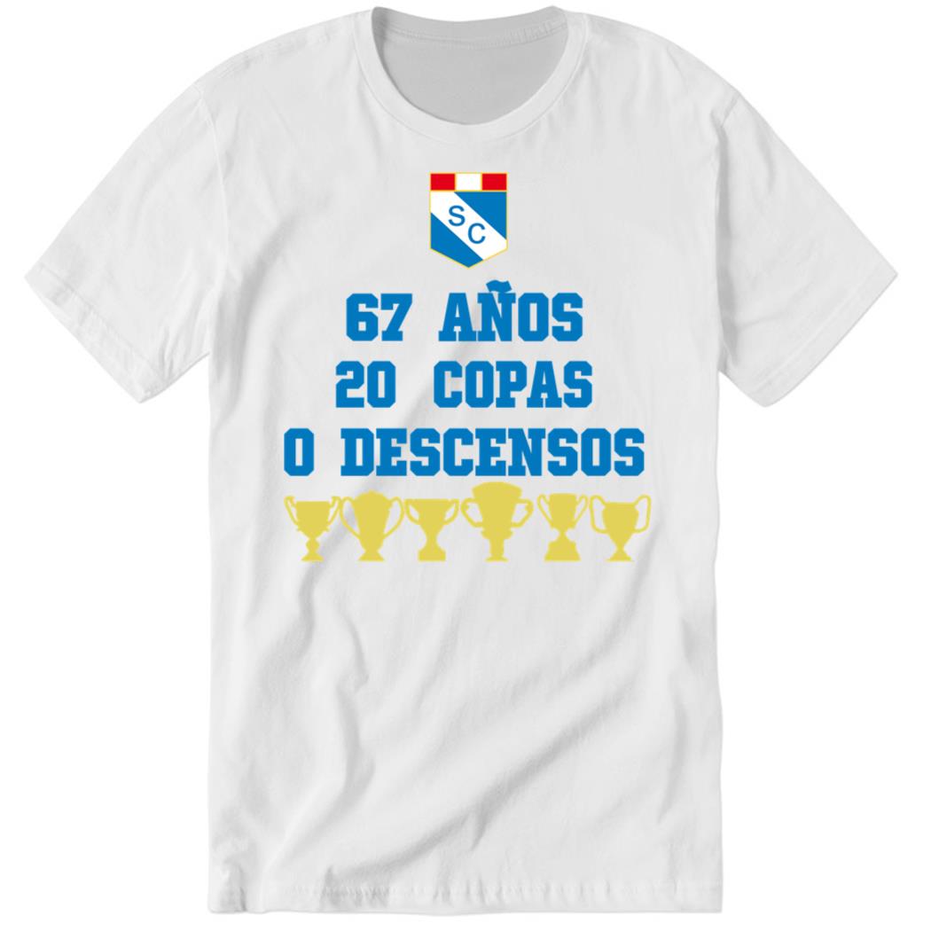 67 Anos 20 Copas 0 Descensos Premium SS Shirt