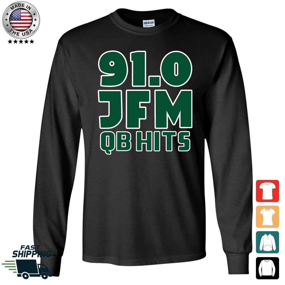 91.0 JFM QB Hist Long Sleeve Shirt