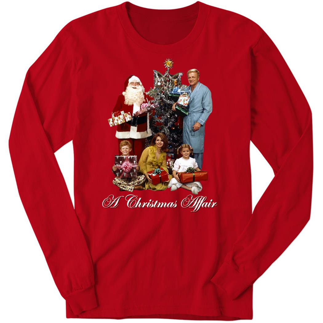 A Christmas Affair Retro 60s 70s Buffy Jody Cissy Tribute Long Sleeve Shirt