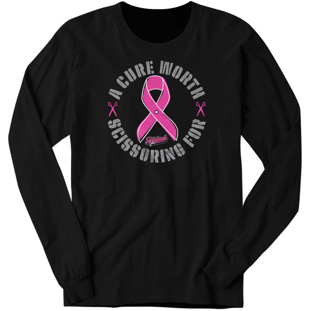 A Cure Worth Scissoring For Black Long Sleeve Shirt