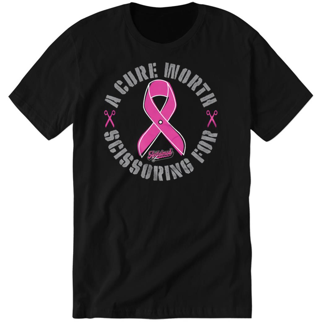 A Cure Worth Scissoring For Black Premium SS Shirt