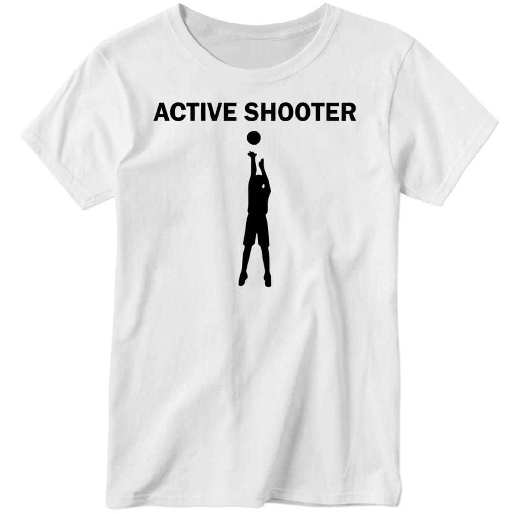 Active Shooter New Ladies Boyfriend Shirt