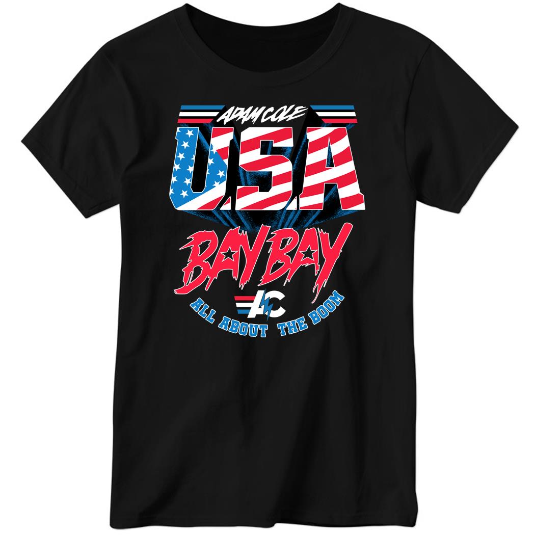 Adam Cole – USA BAY BAY Ladies Boyfriend Shirt