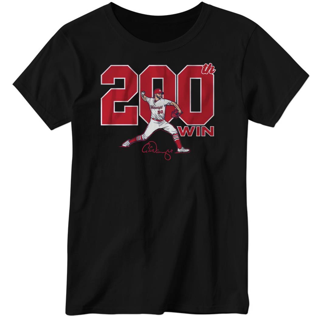 Adam Wainwright 200 Ladies Boyfriend Shirt