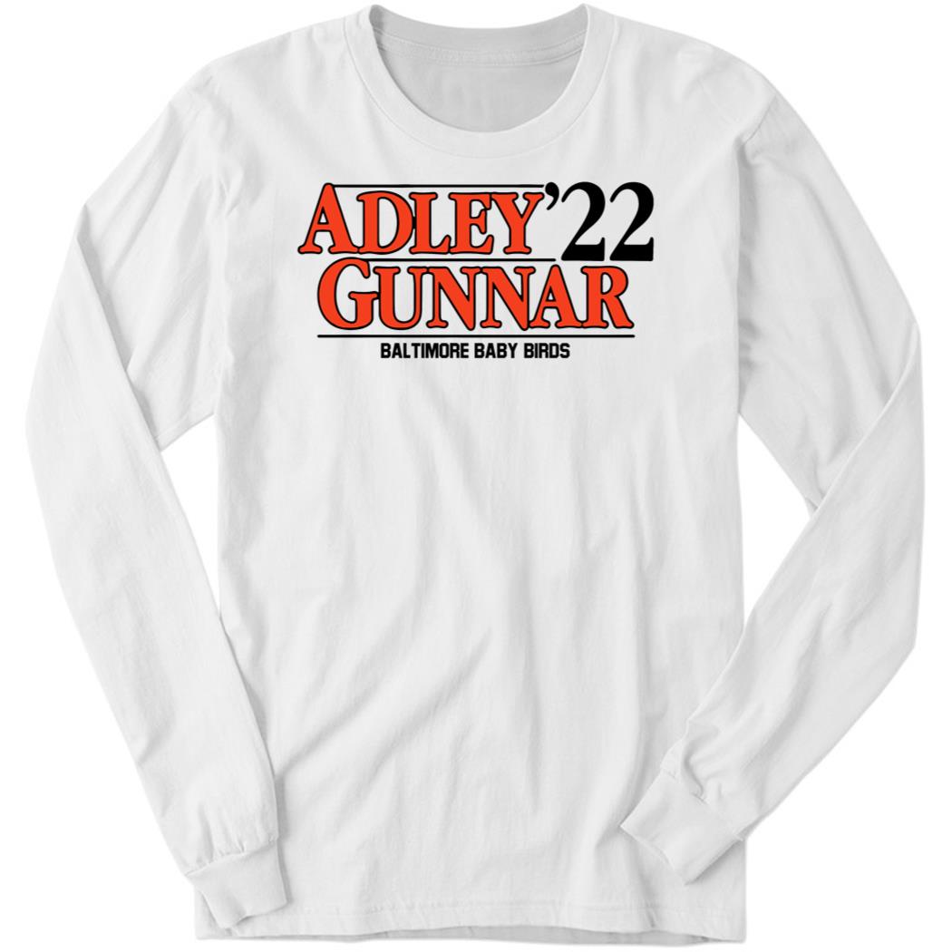 Adley Gunnar ’22 Baltimore Baby Birds Long Sleeve Shirt