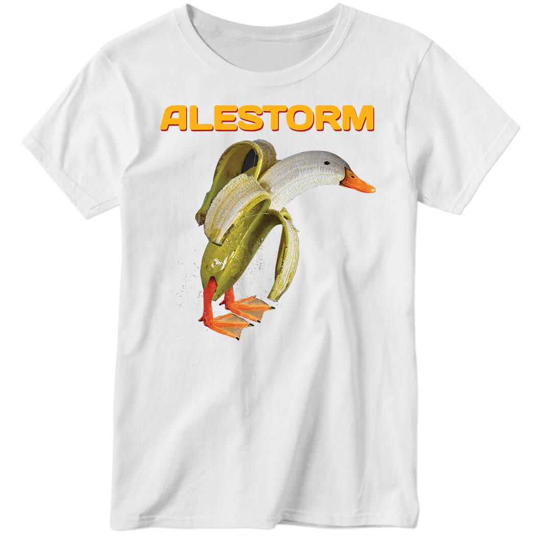 Alestorm Banana With Beak Duck Long Sleeve Shirt