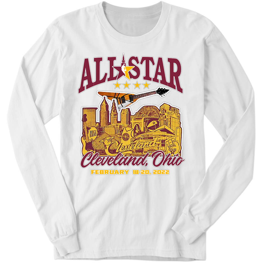 All Star Cleveland Ohio February 18 20 2022 Long Sleeve Shirt