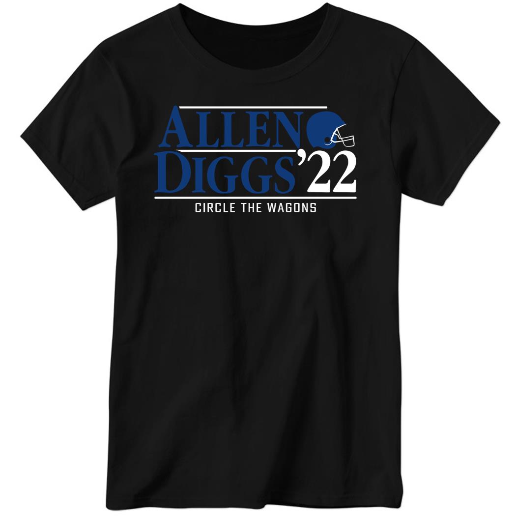 Allen Diggs ’22 Circle The Wagons Ladies Boyfriend Shirt