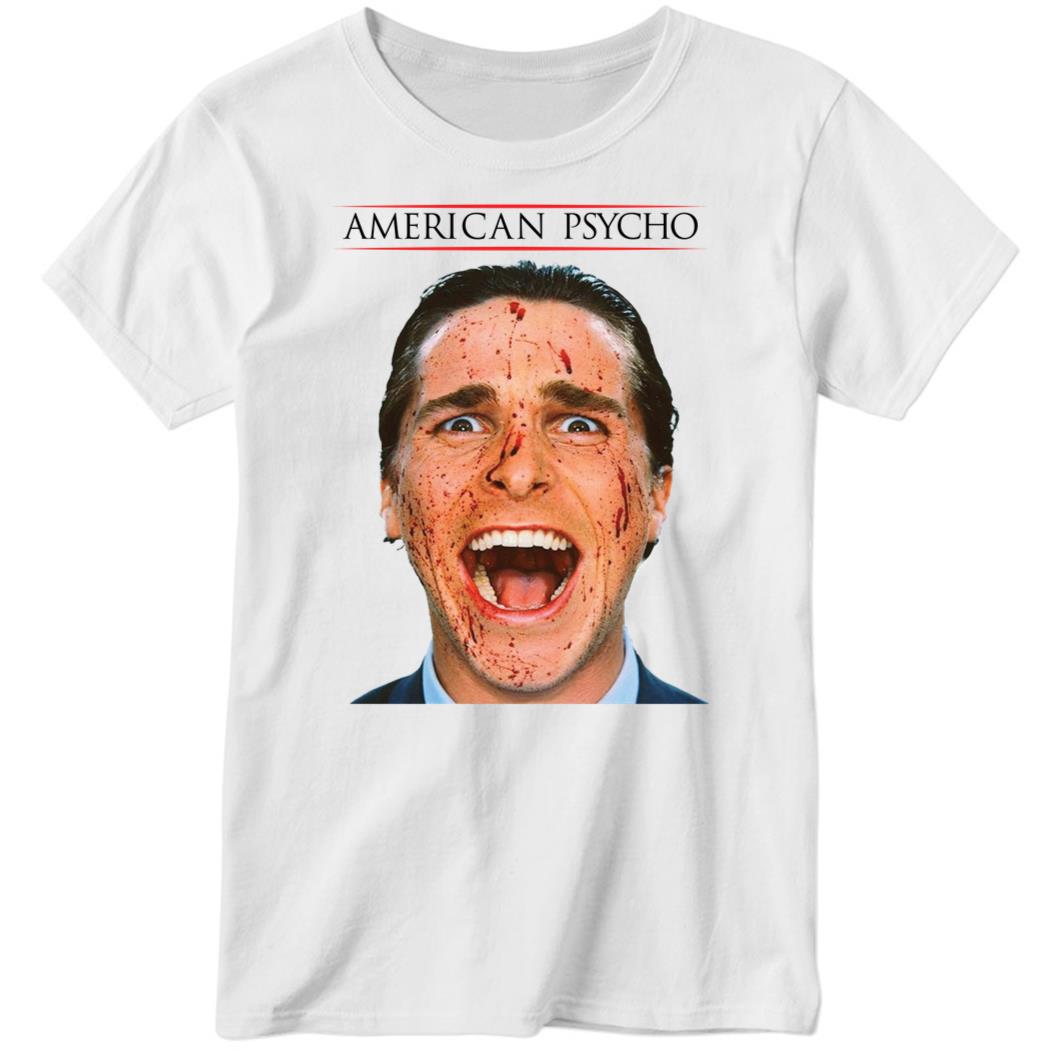 American Psycho Patrick Bateman Halloween Ladies Boyfriend Shirt