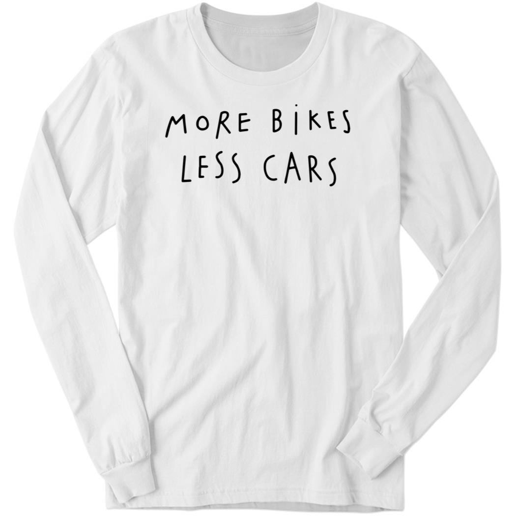 Anne Fleur Dd More Bikes Less Cars Long Sleeve Shirt