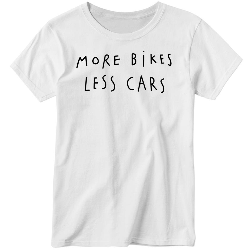 Anne Fleur Dd More Bikes Less Cars Ladies Boyfriend Shirt