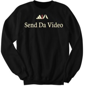 Anthony Edwards Wearing Send Da Video Sweatshirt