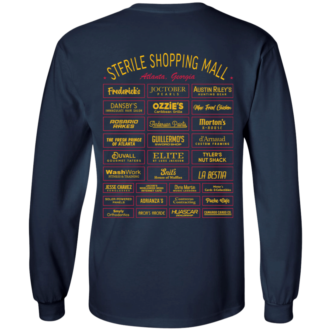 [Back] Sterile Shopping Mall Long Sleeve Shirt