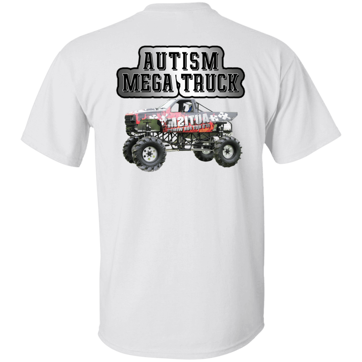 [Back]Autism Mega Truck 2022 Shirt