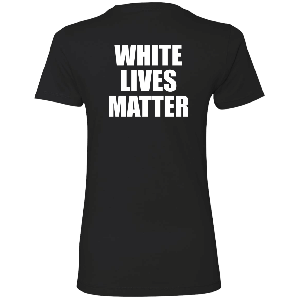 [Back]Kanye West White Lives Matter Ladies Boyfriend Shirt