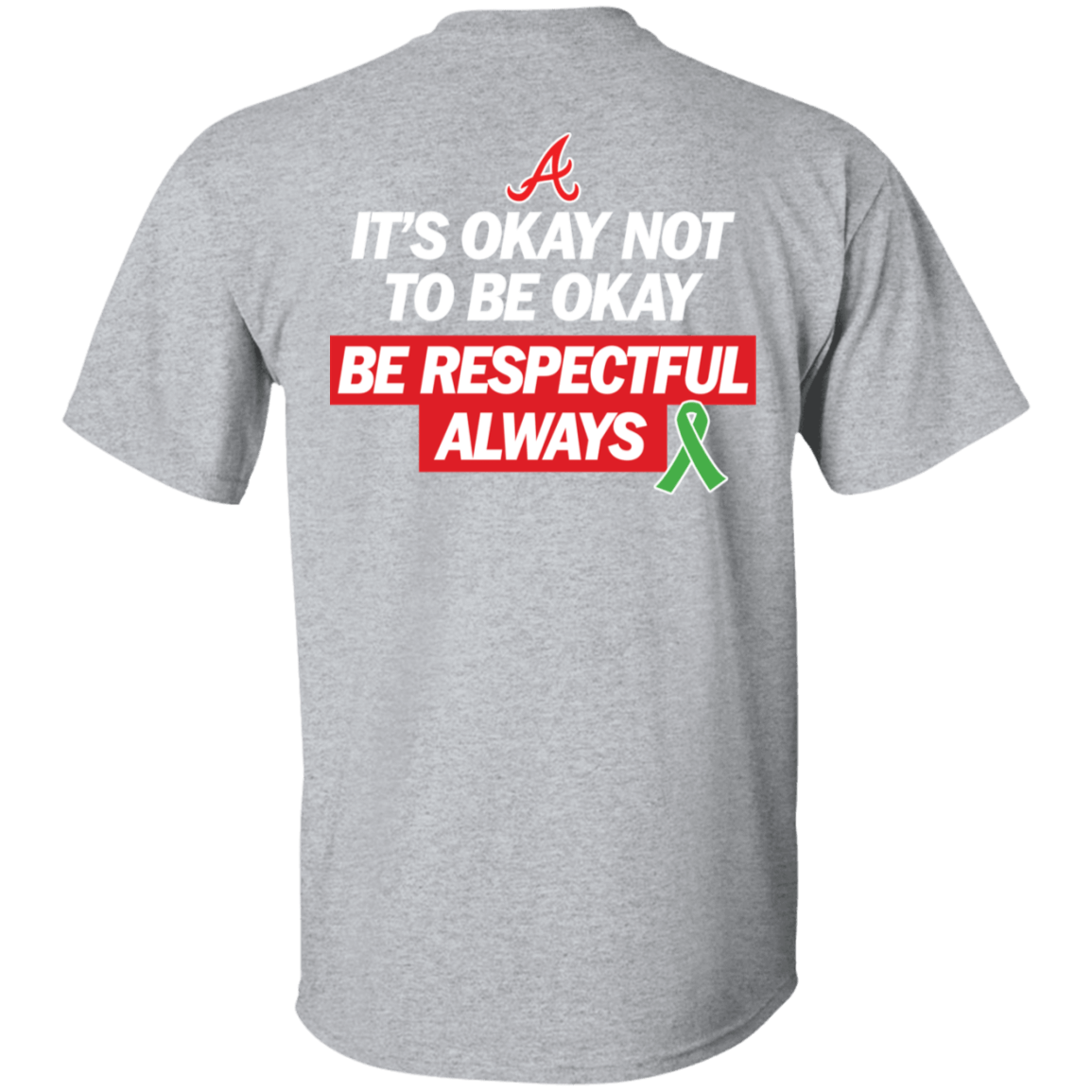 [Back]It’s Okay Not To Be Okay Be Respectful Always Shirt
