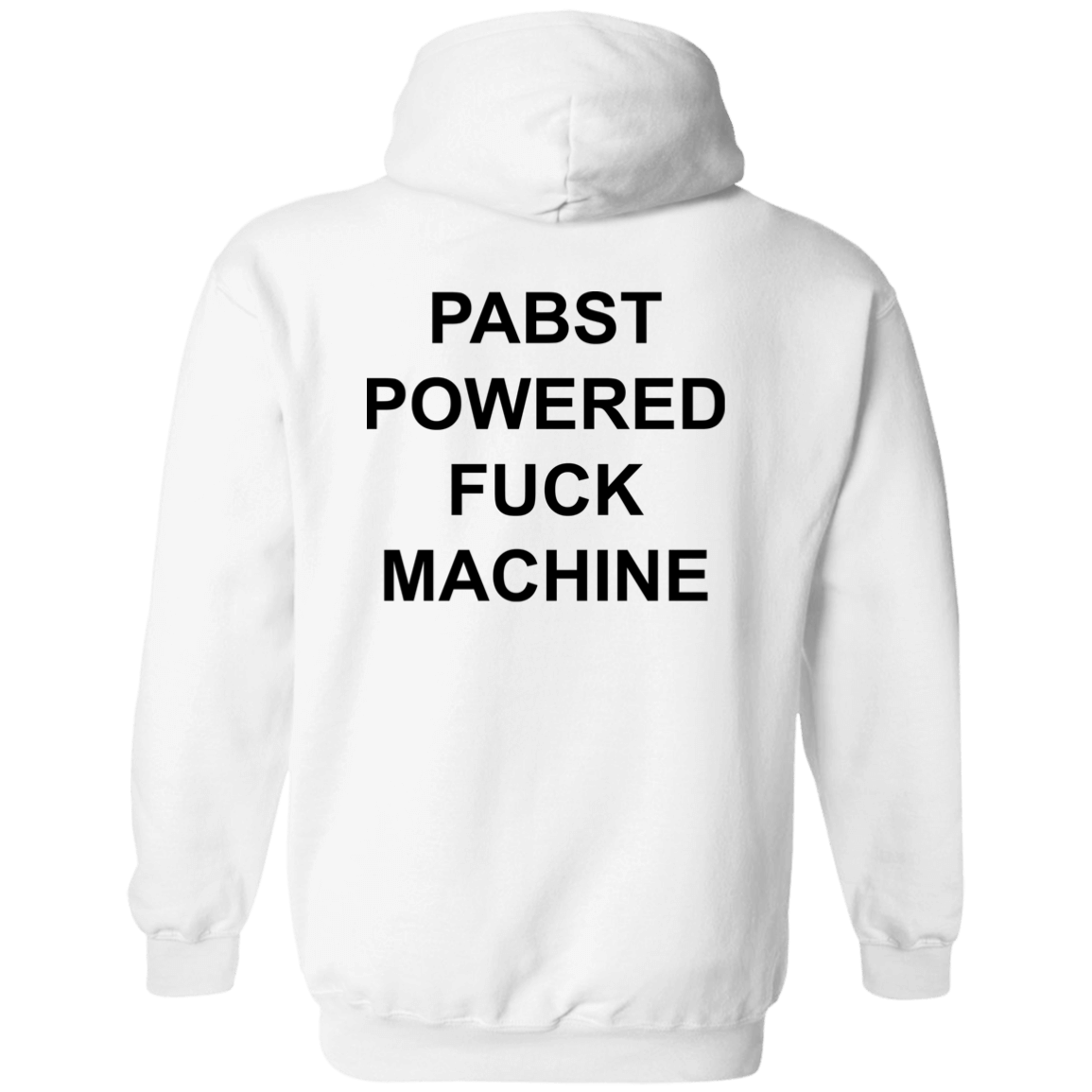 [back]pabst Powered Fuck Machine Hoodie Teerockin