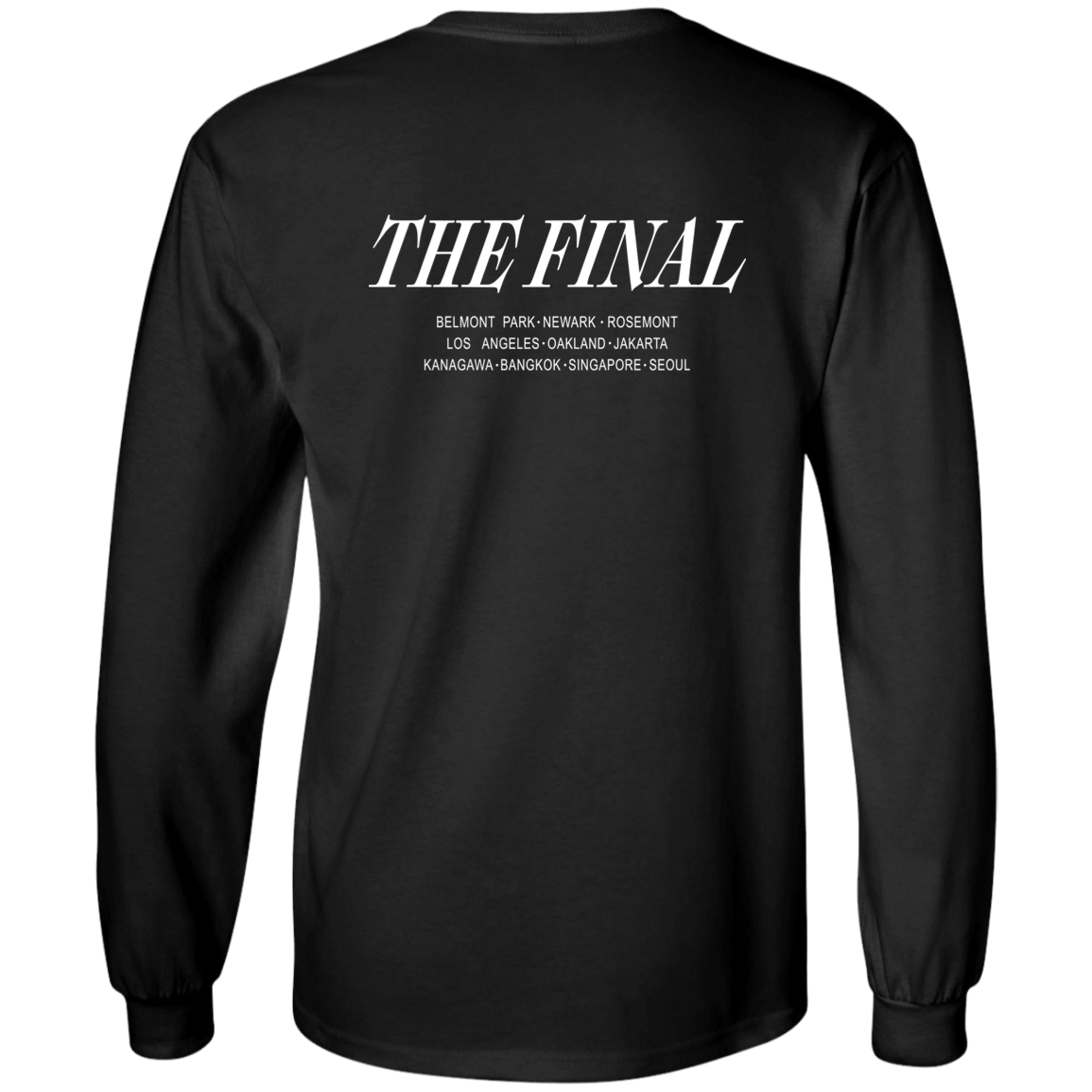 [Back]The Final Belmont Park Newark Rosemont Long Sleeve Shirt