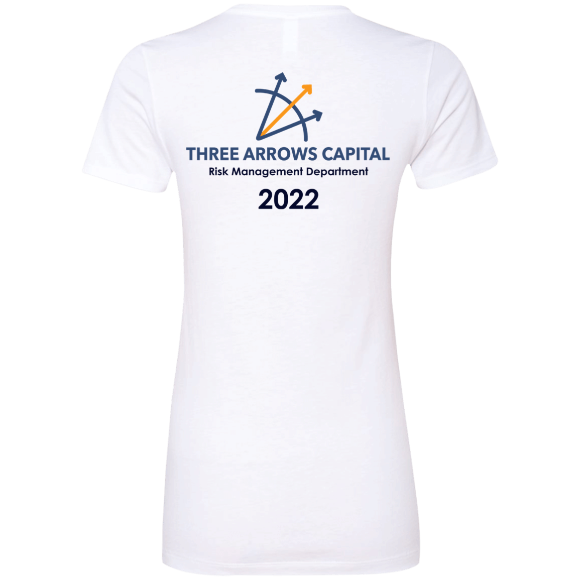 [Back]Three Arrows Capital Risk Management Department 2022 Ladies Boyfriend Shirt