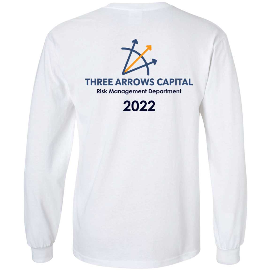[Back]Three Arrows Capital Risk Management Department 2022 Long Sleeve Shirt