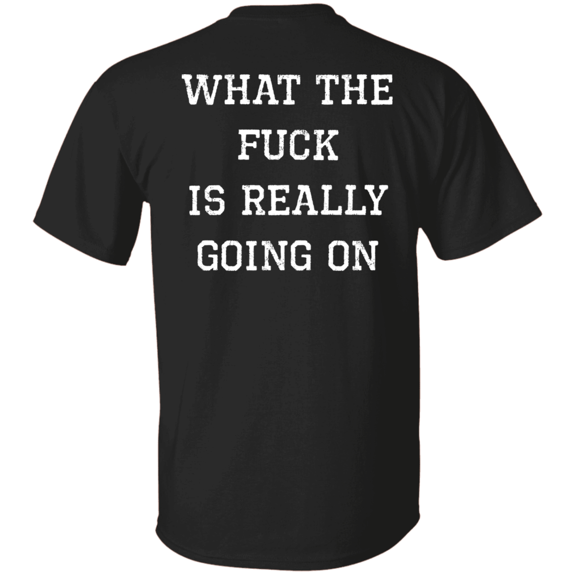 [Back]What The F*ck Is Really Going On Shirt