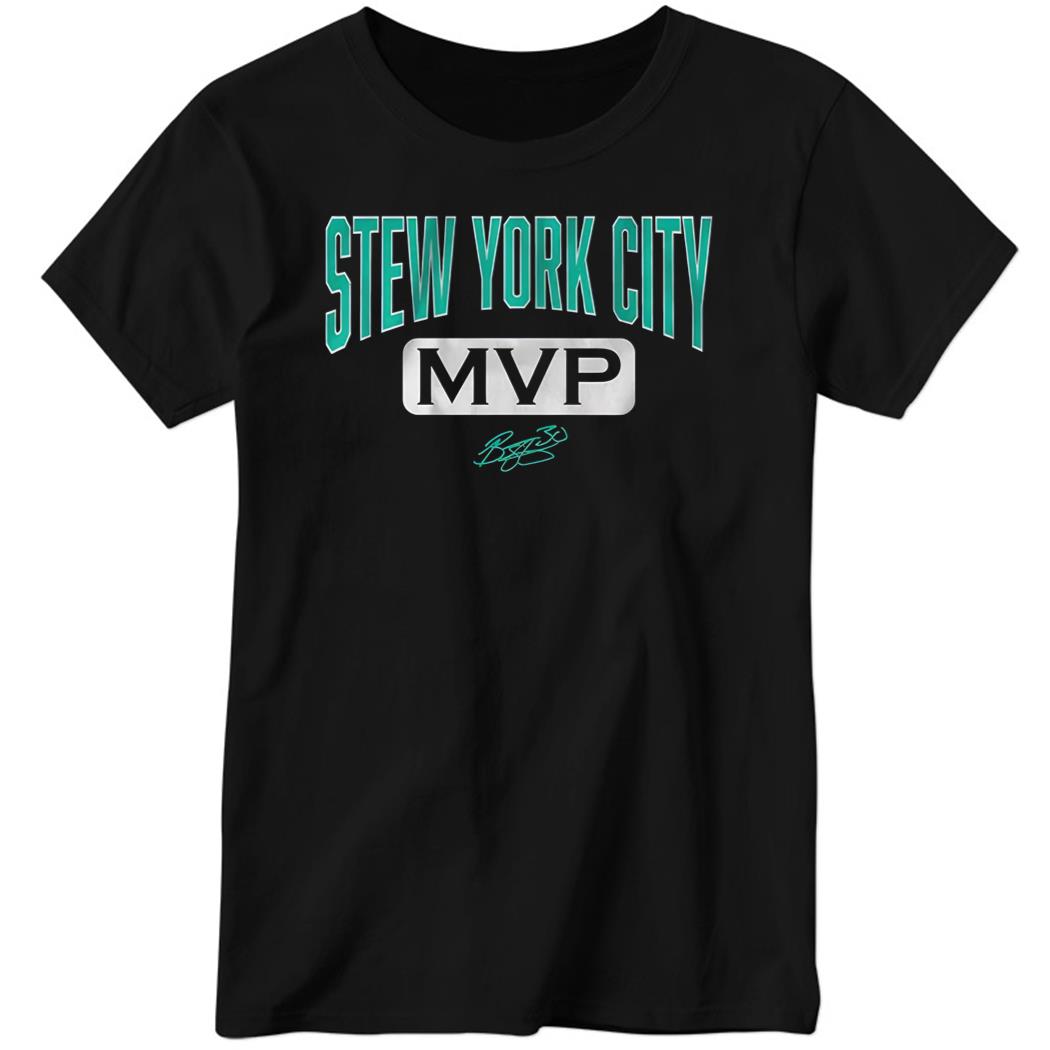 Breanna Stewart Stew York City Mvp Ladies Boyfriend Shirt