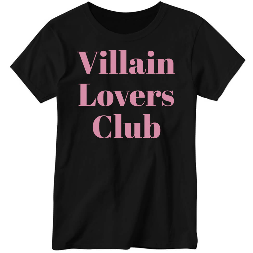 Brie Larson Villain Lovers Club Ladies Boyfriend Shirt