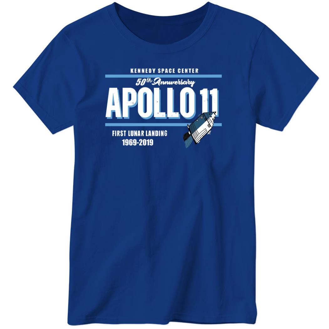 Buzz Aldrin Apollo11 Launch Day 50Th Anniversary Ladies Boyfriend Shirt