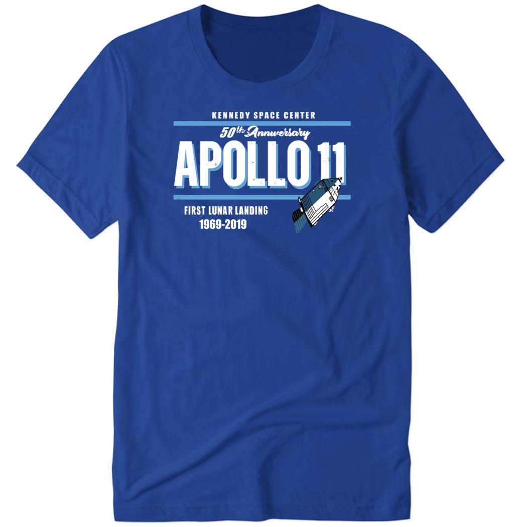 Buzz Aldrin Apollo11 Launch Day 50Th Anniversary Premium SS T-Shirt