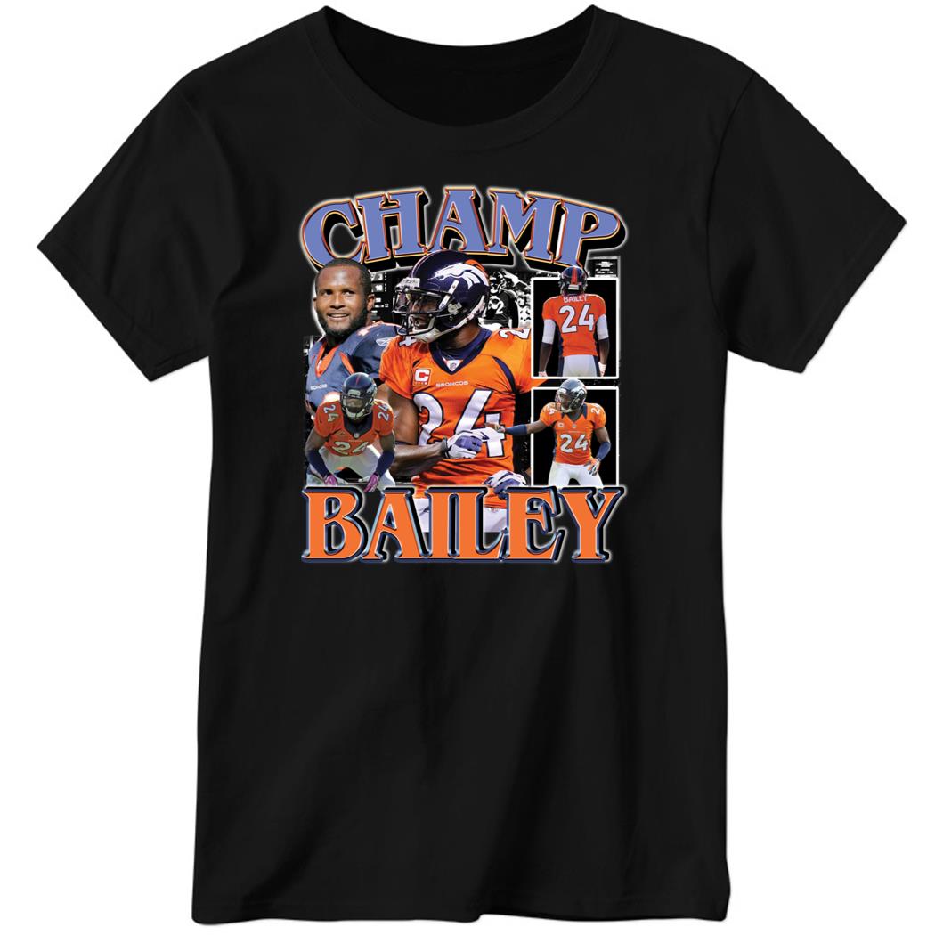Champ Bailey 24, Champ B Denver Dreams Ladies Boyfriend Shirt
