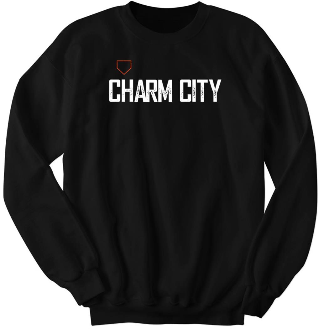 Charm City Black Sweatshirt