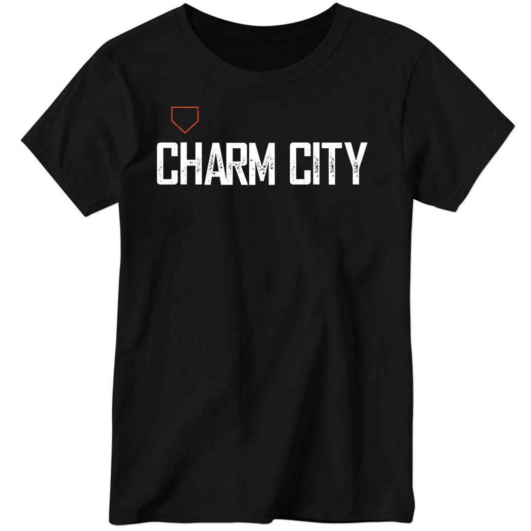Charm City Black Ladies Boyfriend Shirt
