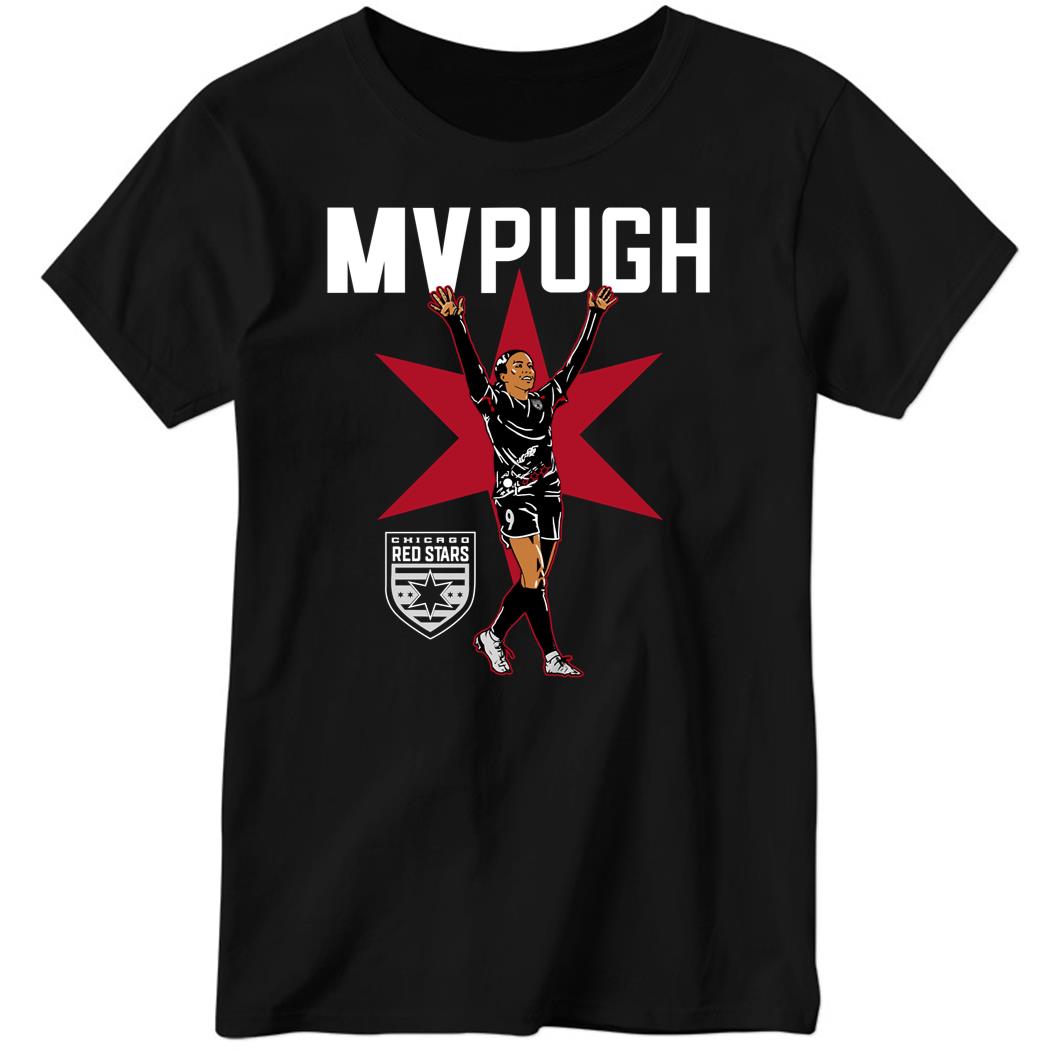 Chicago Red Stars Mallory Pugh MVPUGH Ladies Boyfriend Shirt