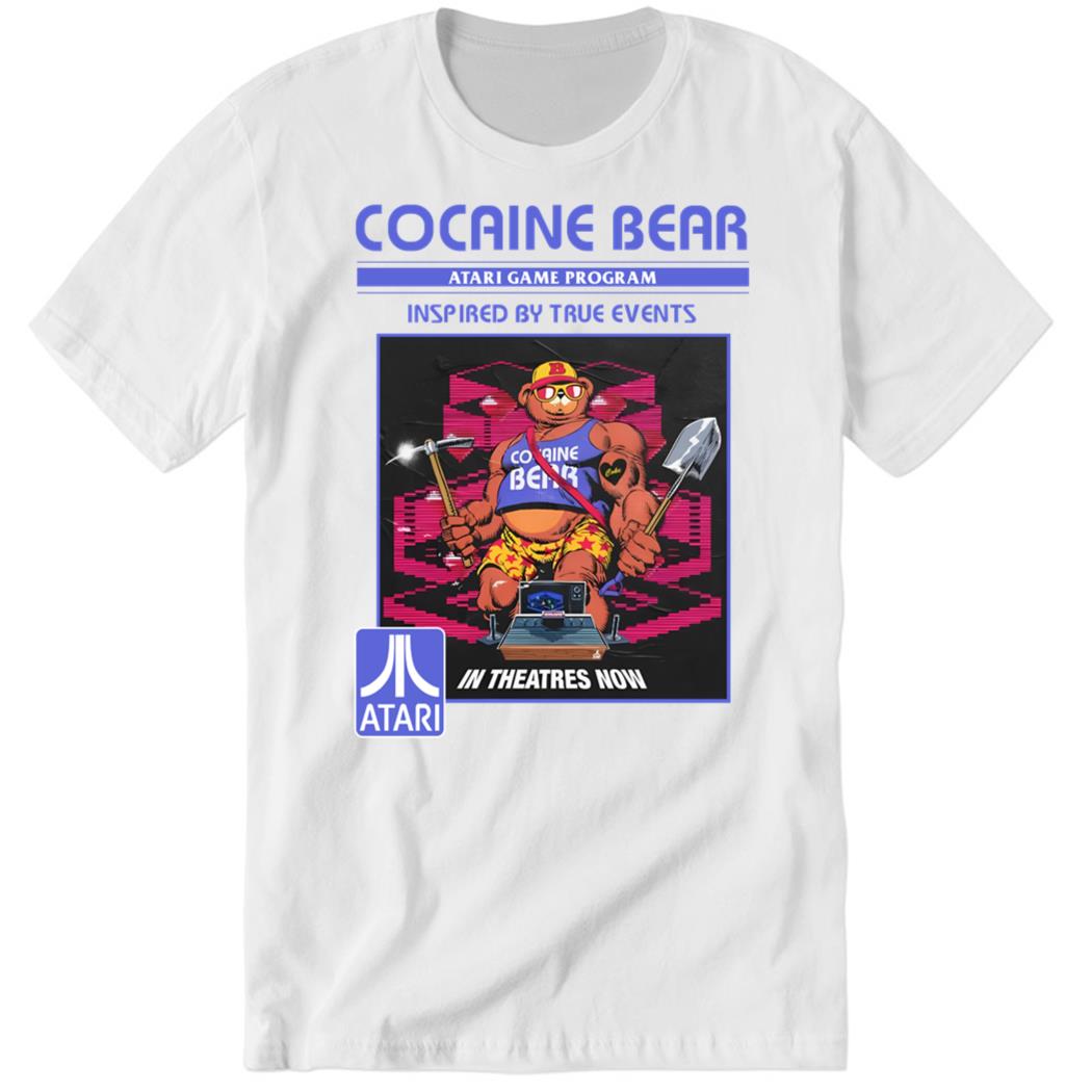 Cocaine Bear 2 White Premium SS Shirt