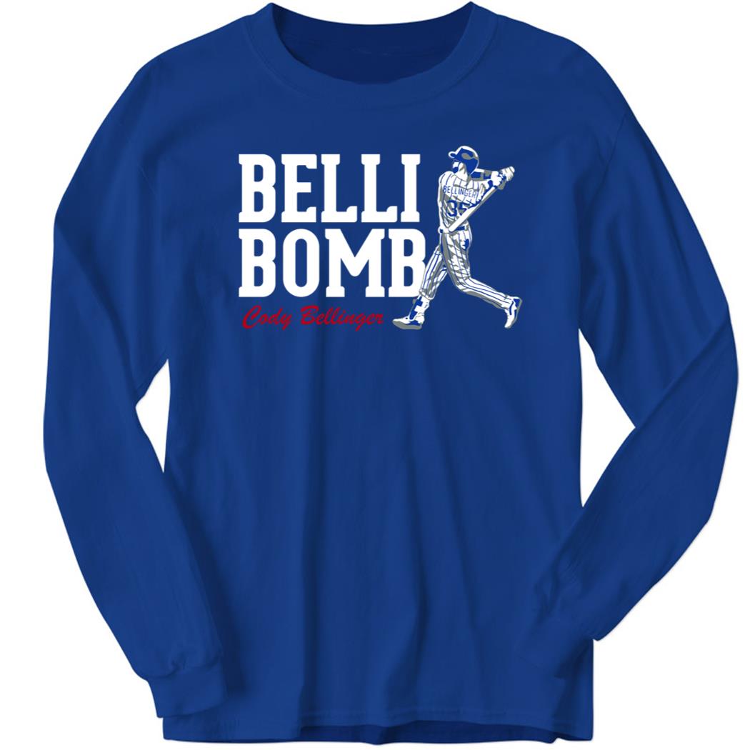 Cody Bellinger Belli-bomb Chicago Swing Long Sleeve Shirt