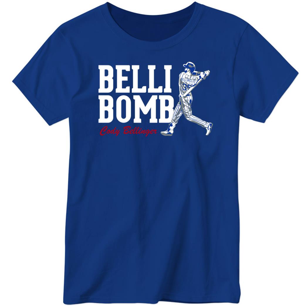 Cody Bellinger Belli-bomb Chicago Swing Ladies Boyfriend Shirt