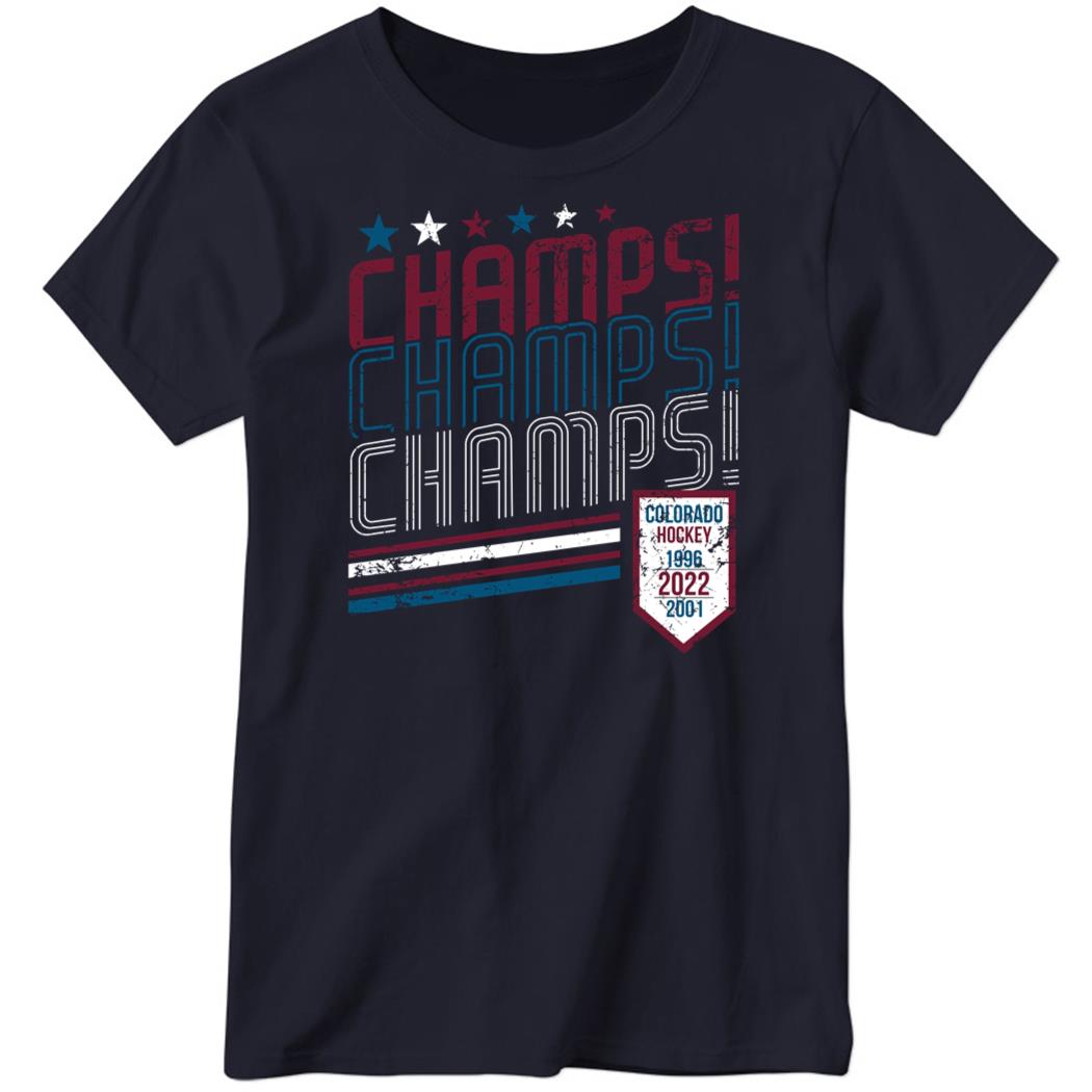 Colorado Champs Champs Champs Ladies Boyfriend Shirt