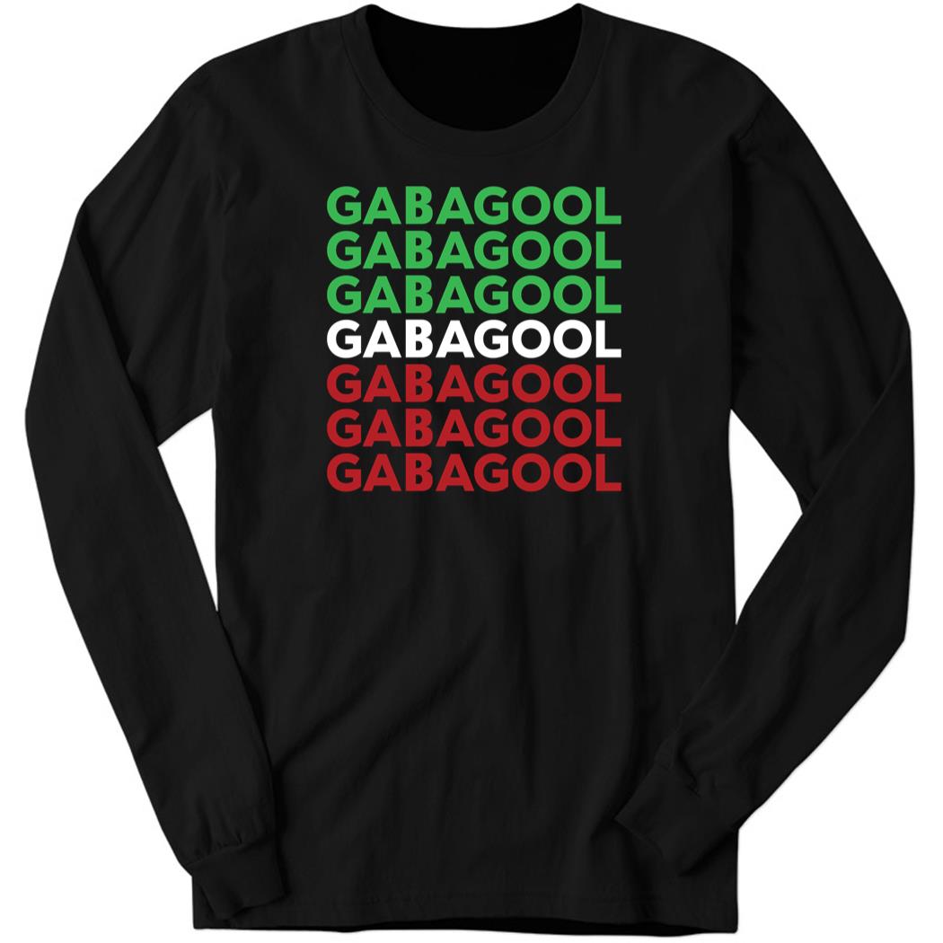 Conner Burks Gabagool Gabagool Gabagool Long Sleeve Shirt