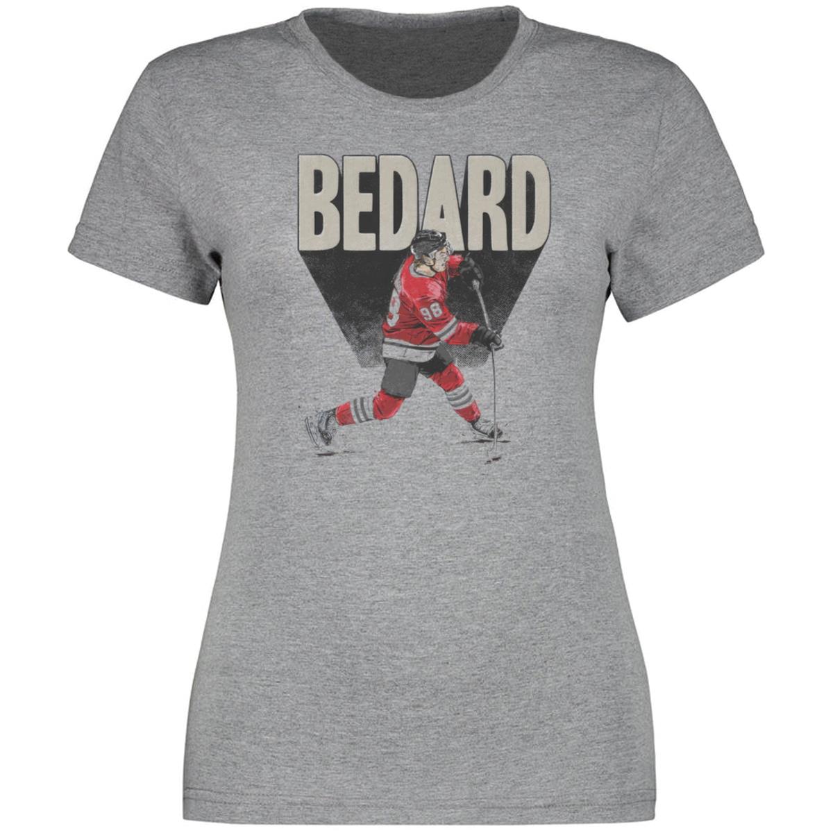 Connor Bedard Chicago Bold Ladies Boyfriend Shirt