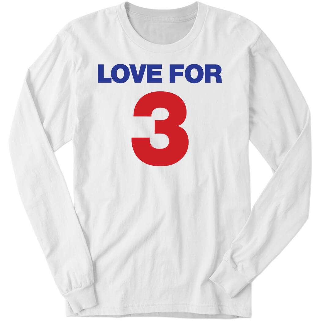 Damar Hamlin Love For 3 Long Sleeve Shirt