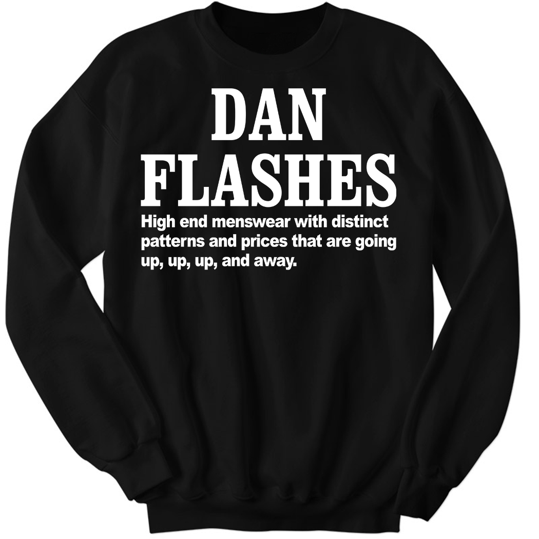 Dan Flashes High End Menswear With Distinct Patterns Sweatshirt