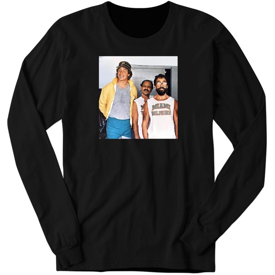 Dan Marino with Cheech And Chong 1985 Long Sleeve Shirt