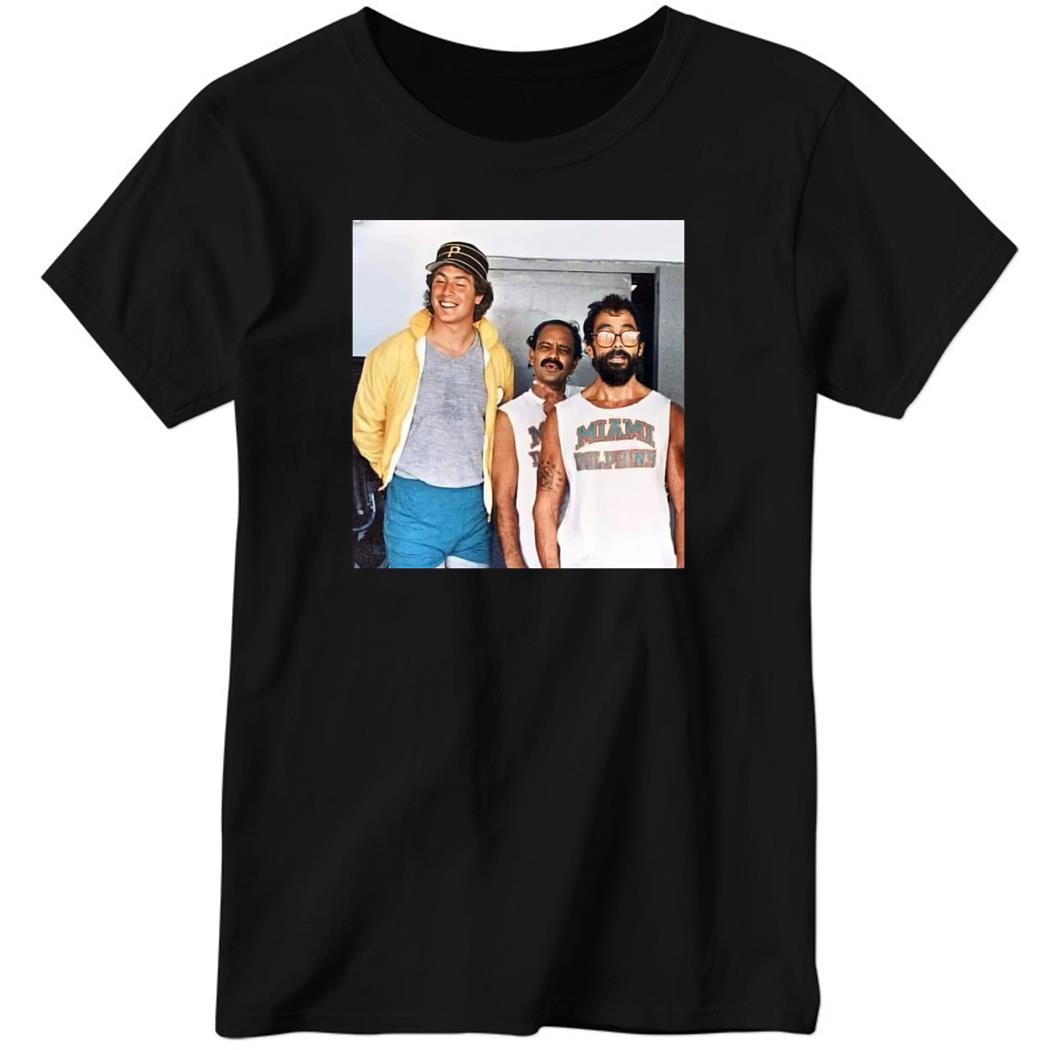 Dan Marino with Cheech And Chong 1985 Ladies Boyfriend Shirt