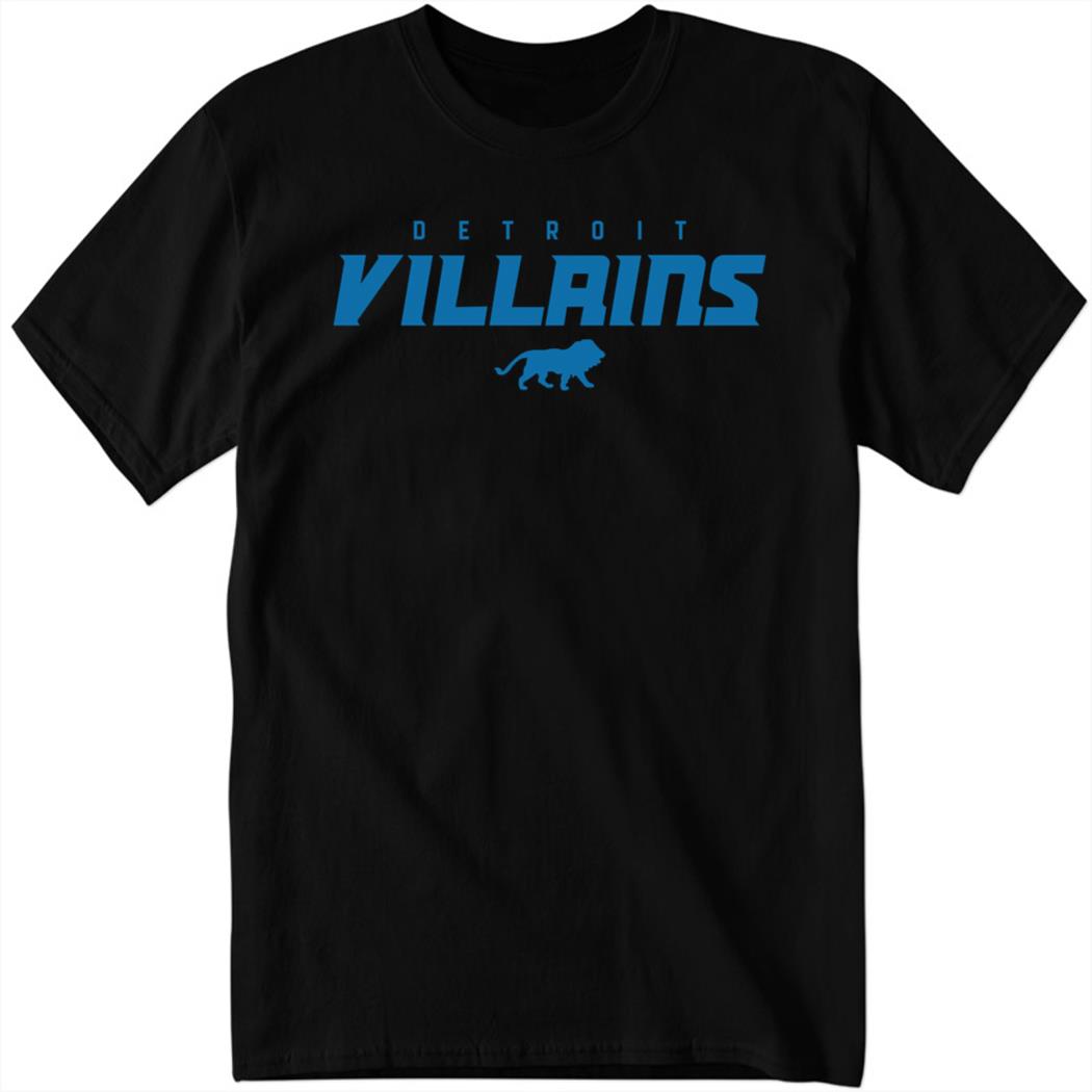 Detroit Villains Black Shirt
