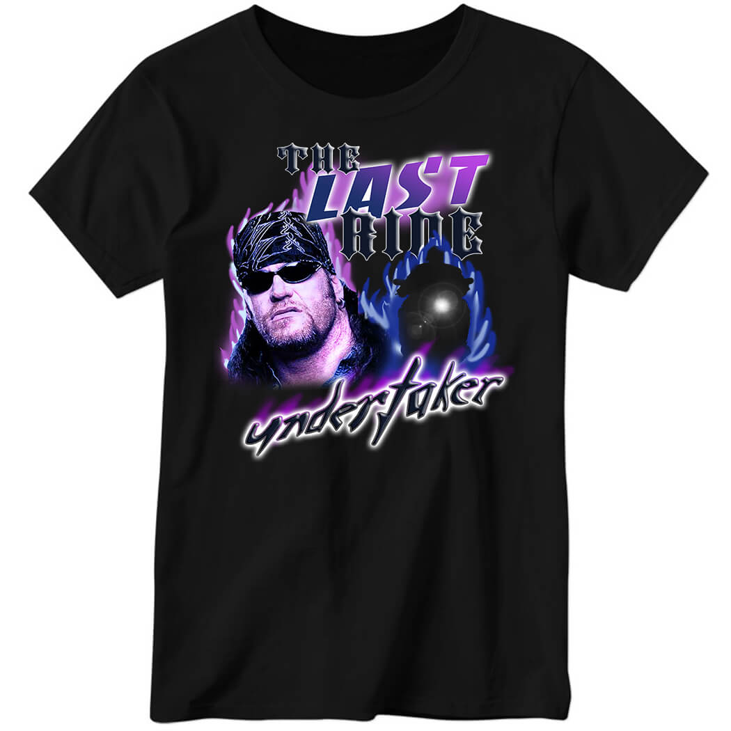 Devin Booker Undertaker The Last Ride Ladies Boyfriend Shirt